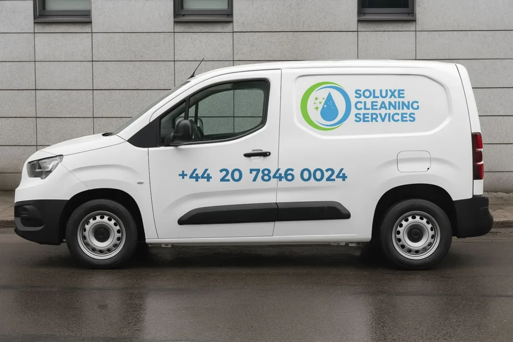soluxe cleaning van
