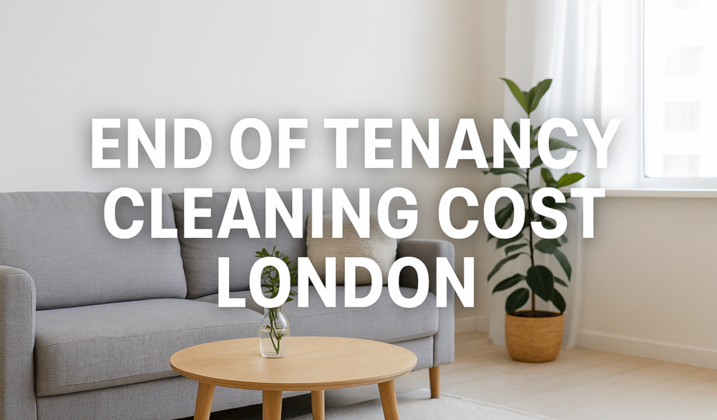 End Of Tenancy Cleaning Cost London