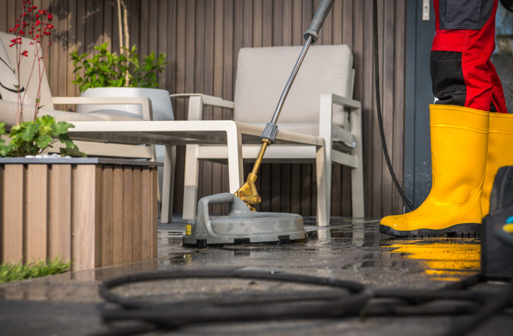Patio cleaning london