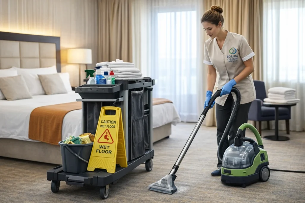 hotel cleaning